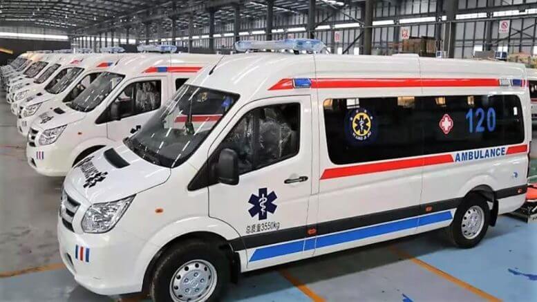 Foton обеспечил Китай машинами скорой помощи. Теперь такие автомобили ждут за границей