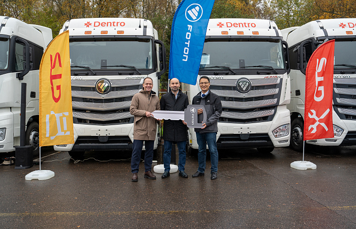 Первые 100 седельных тягачей Foton R 4x2 отправляются в автопарк компании Dentro